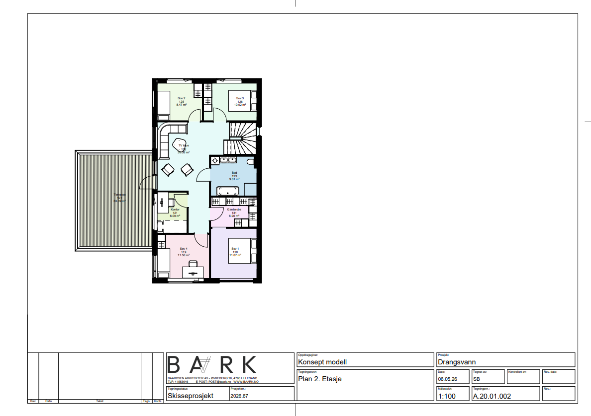 Drangsvann — Plan 2. Etasje