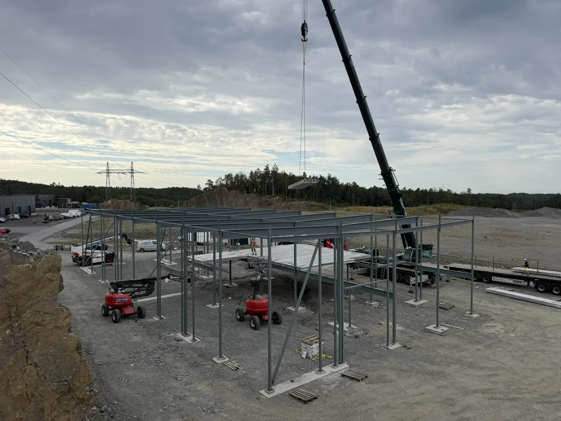 Stålkonstruksjon utført av Randesund Bygg